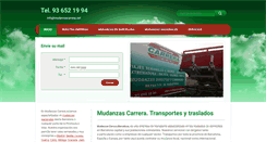 Desktop Screenshot of mudanzascarrera.net